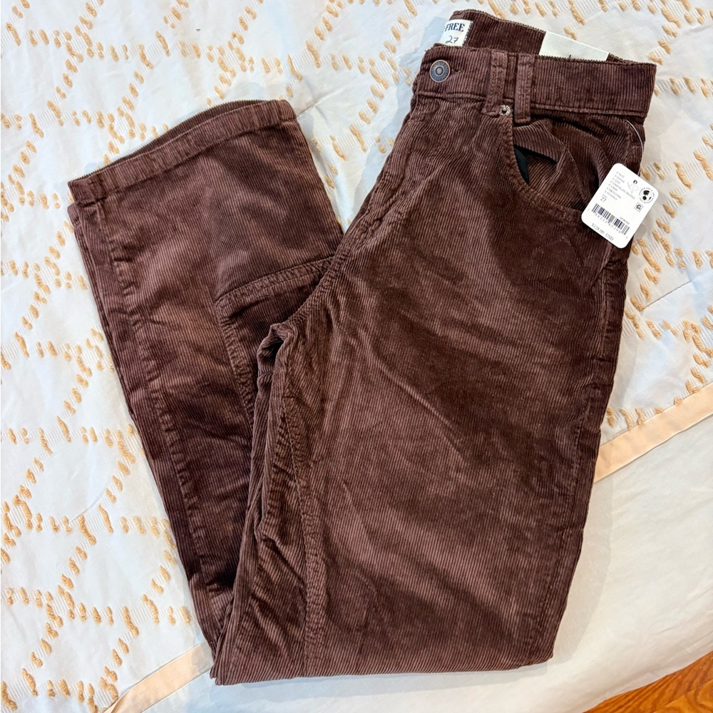 We The Free Brown Corduroy Jeans